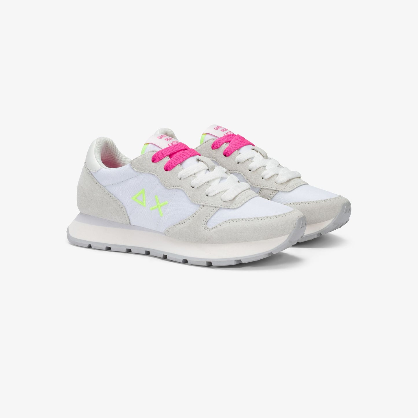 SUN68 Ally Solid donna bianco fucsia fluo