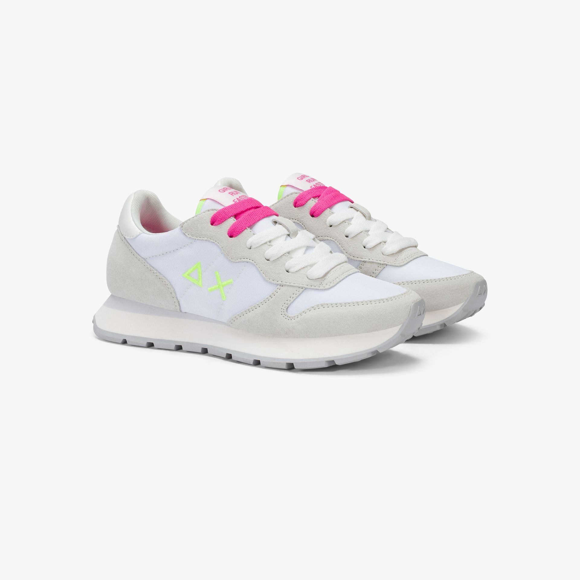 SUN68 Ally Solid donna bianco fucsia fluo