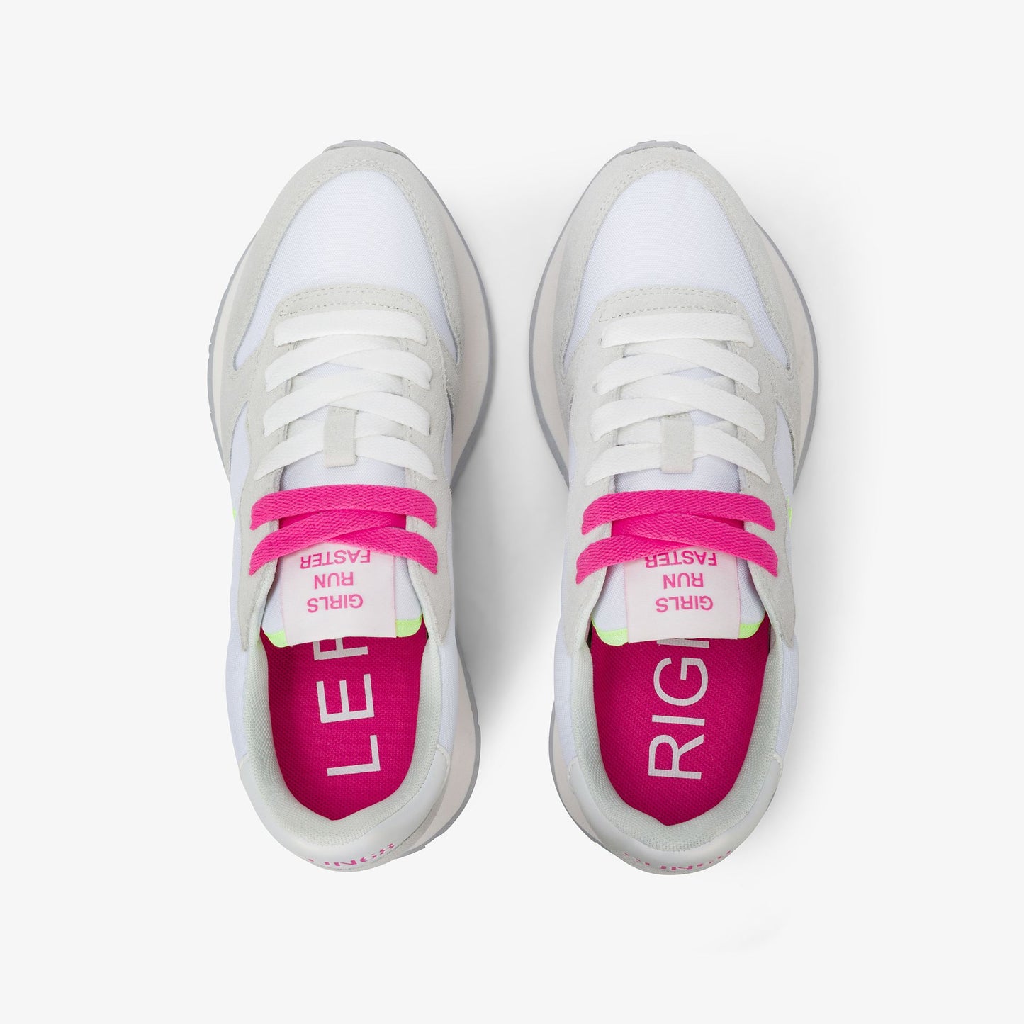 SUN68 Ally Solid donna bianco fucsia fluo
