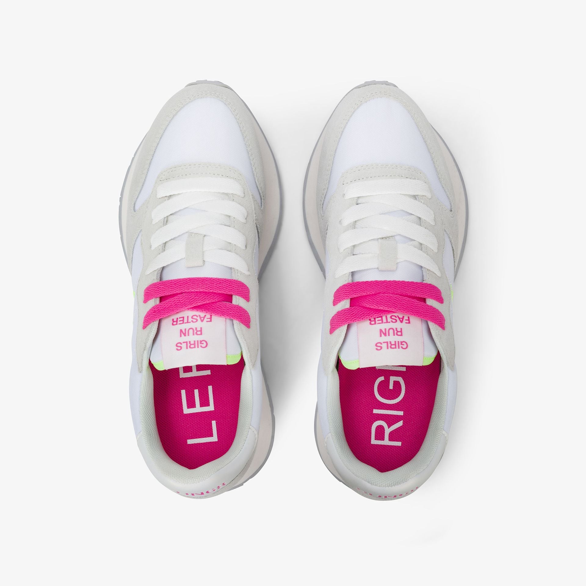 SUN68 Ally Solid donna bianco fucsia fluo