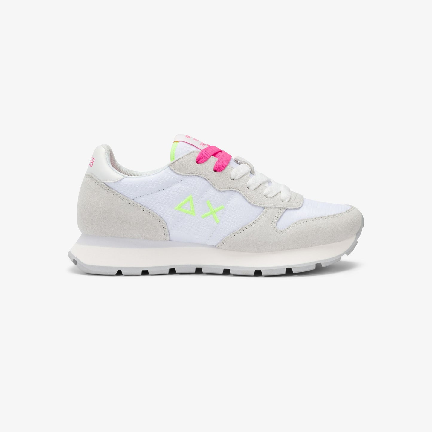 SUN68 Ally Solid donna bianco fucsia fluo
