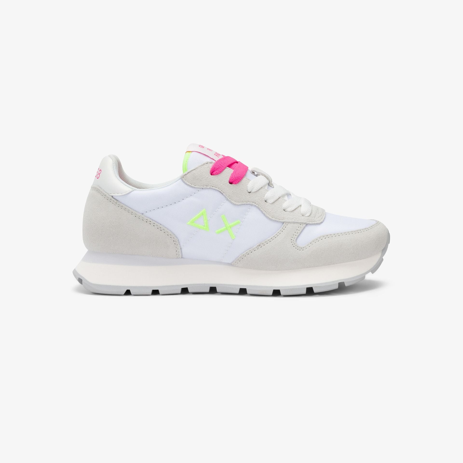 SUN68 Ally Solid donna bianco fucsia fluo