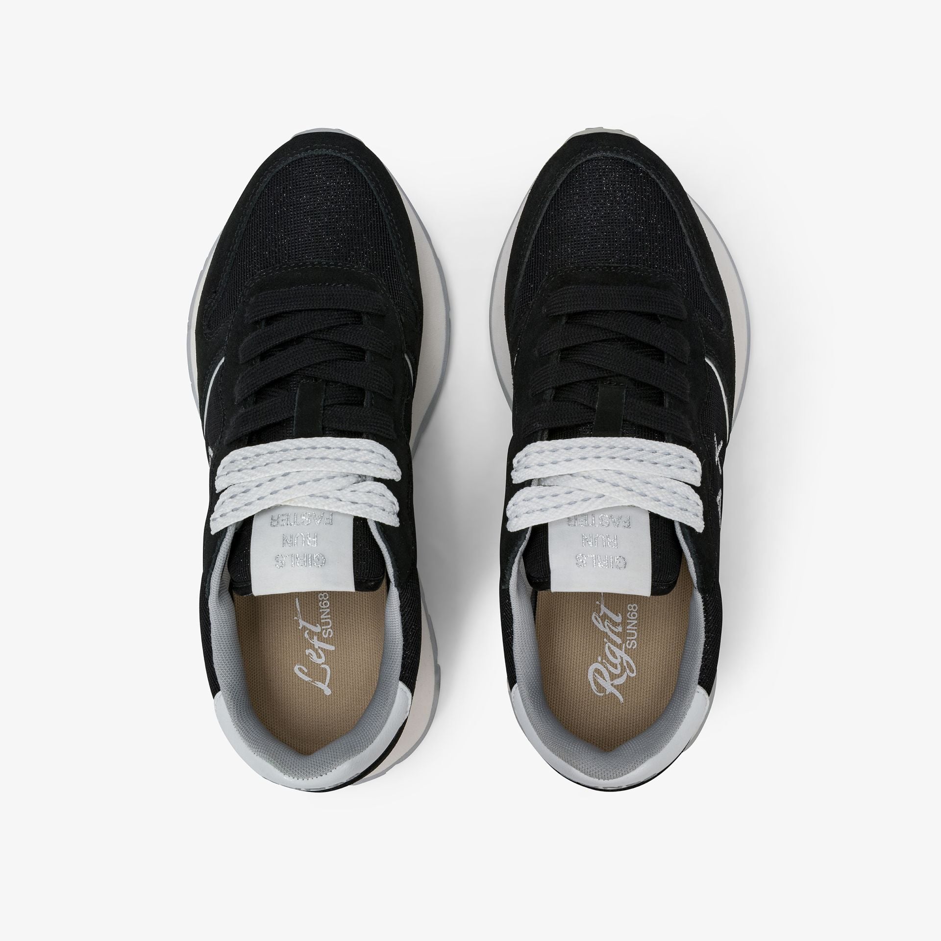 SUN68 Ally Glitter donna nero