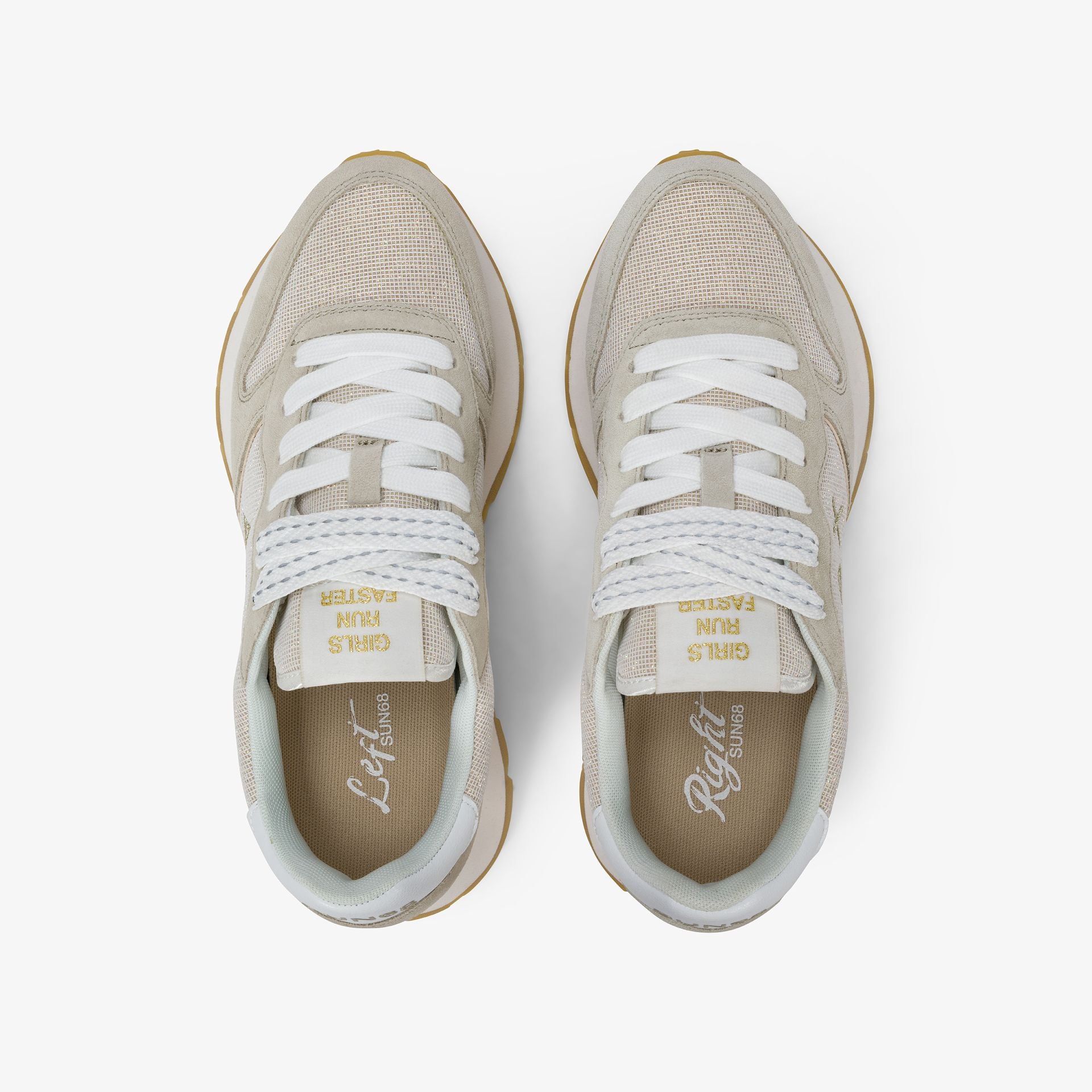 SUN68 Ally Glitter donna oro