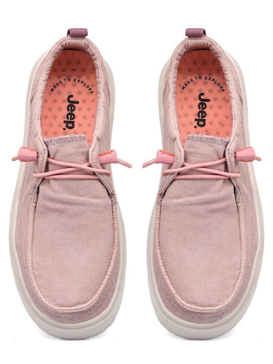 Mocassini in tela Rosa JEEP Nature Wallabee