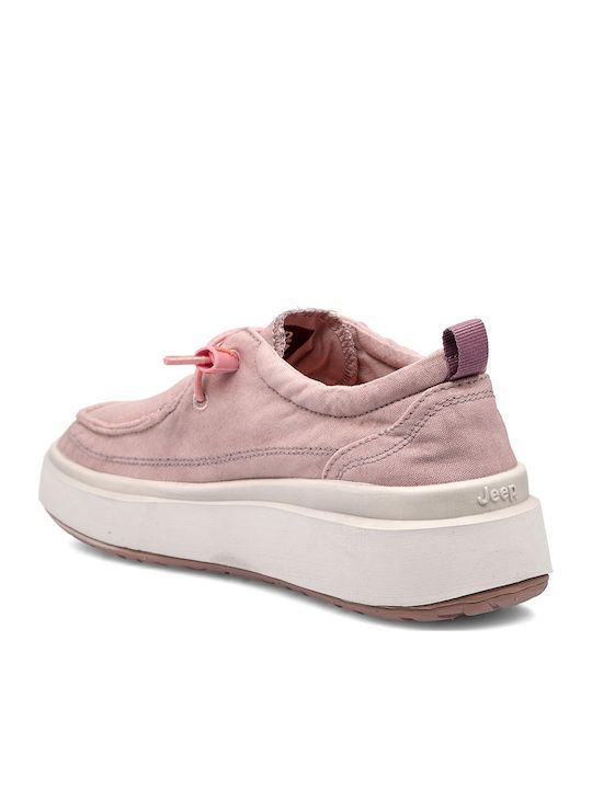 Mocassini in tela Rosa JEEP Nature Wallabee