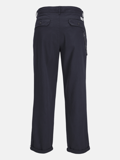 Pantalone Largo blu in cotone