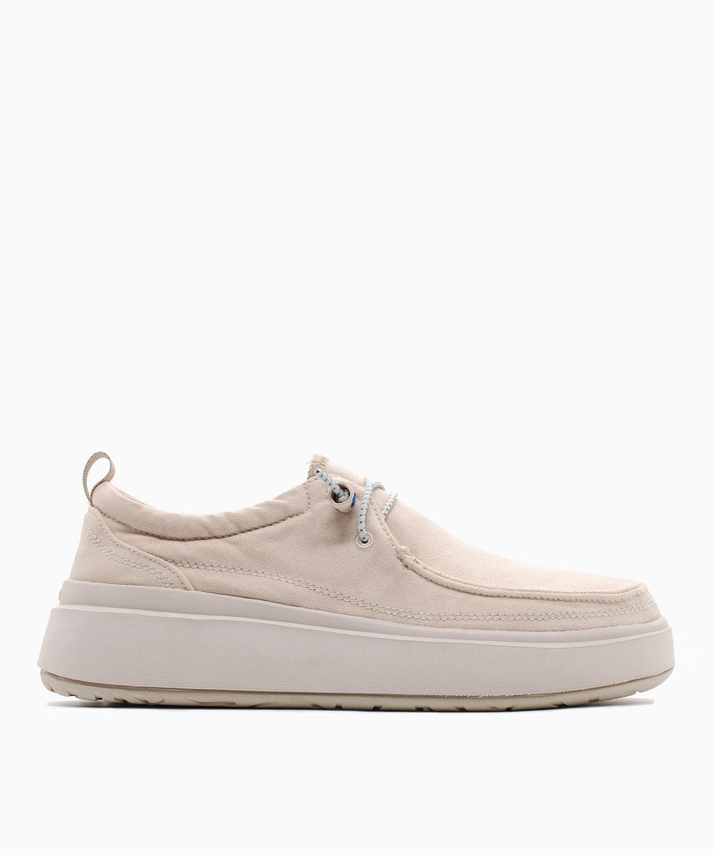 Mocassini in tela sabbia JEEP Donna Nature Wallabee