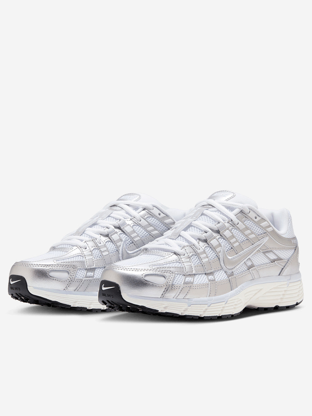 Nike P-6000 White Blue Tint Sail Metallic Silver (BV1021 106)