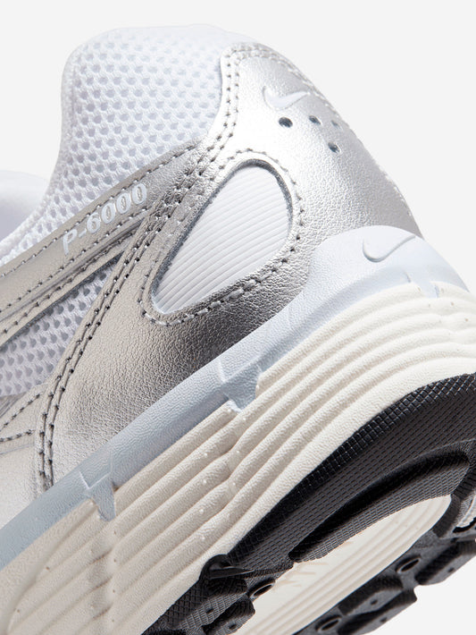 Nike P-6000 White Blue Tint Sail Metallic Silver (BV1021 106)