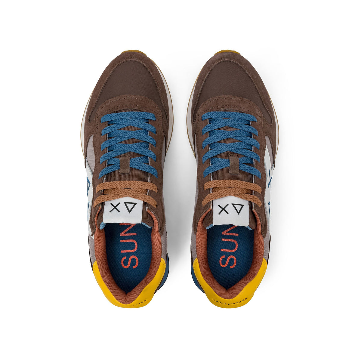 SUN68 Jaki 2.0 Bicolor Uomo Marrone Stone - vista 4