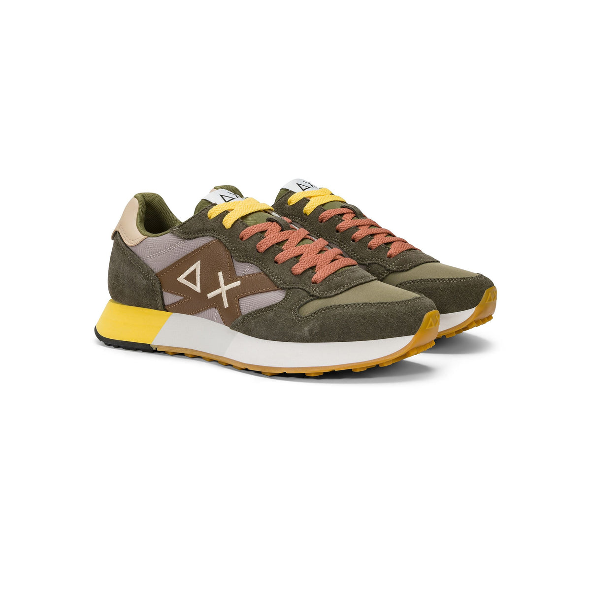 SUN68 Jaki 2.0 Bicolor Uomo Verde Militare Stone - vista 2